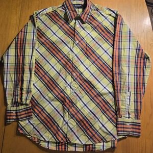 Southpole Mens XL Plaid Long Sleeve Button Up Shirt